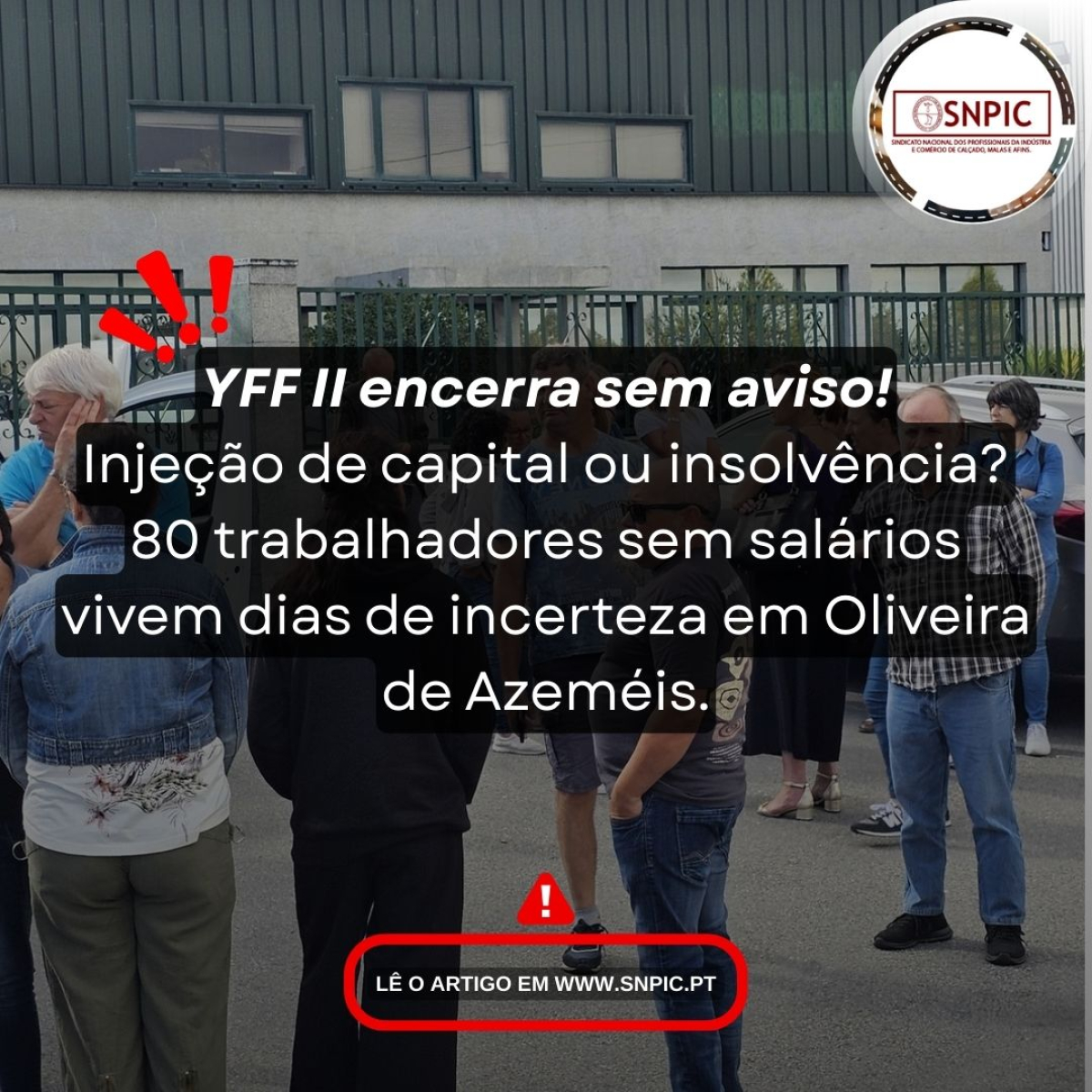 YFF II encerra sem aviso! Oliveira de Azemeis.